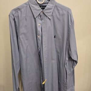 Polo by Ralph Lauren Men's Light Blue Dress Shirt